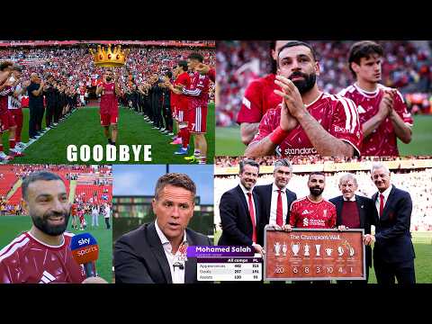 Mohamed SALAH says GOODBYE to Liverpool & the Premier League… The King leaves as a LEGEND 🔥🔴
