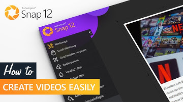 Ashampoo Snap 12 -  Create Videos Easily