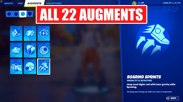 All 22 Augments/Perks in Fortnite Chapter 4 Season 1! (Complete Collection)