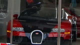Red Bugatti Veyron Supercar