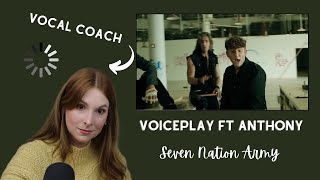 Danielle Marie Reacts to Voiceplay Seven Nation Army (Feat. Anthony Gargiula)