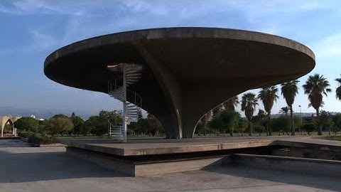 Lebanese seek to save iconic concrete park from crumbling