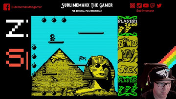 ZX Spectrum - Bomb Jack Gameplay (Clip)