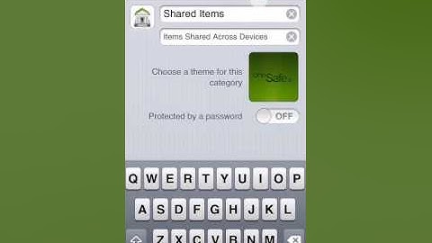oneSafe - How to share information in oneSafe on your iPhone across all your devices using iCloud