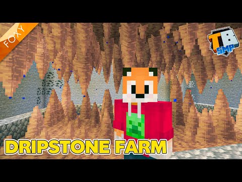 Thumbnail For EASY Dripstone Farm - Minecraft Truly Bedrock