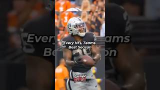 Every NFL Teams Best Season #nfl