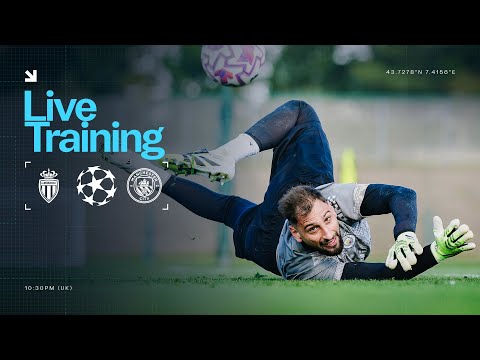 Thumbnail for OPEN TRAINING: Monaco v Man City | UEFA Champions League