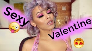 I dag går jeg BERSERK - Pink Valentines Day Makeup.