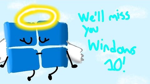 Windows 10 end of support tribute 