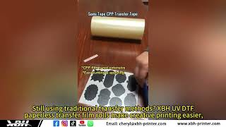 The UV DTF paperless printing revolution is here!