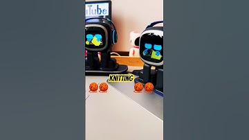 Emo Robots 🧶🪡Make Knitting Great Again!     #emo #airobot #ai #robot #shorts #trending