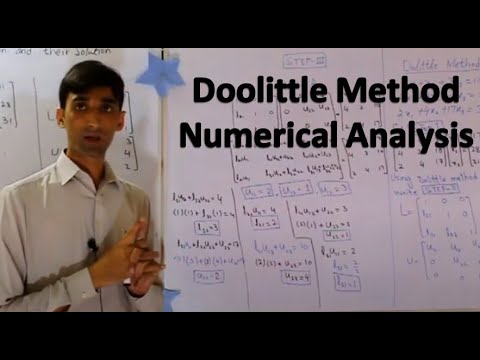 Doolittle Method Numerical