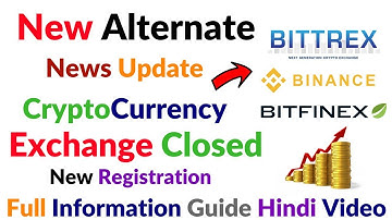 Bittrex Binance Bitfinex All New Registration Close All CryptoCurreny Exchange Full Details Hindi