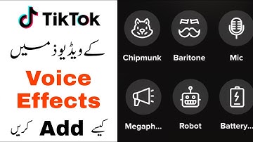Tiktok videos par Voice effects kaise add kare? How to use voice effects on Tik tok videos in urdu