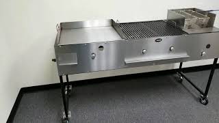 Catering Taco Cart 24' Griddle, 24'Grill & Double Fryer NEW Trompo pastor asada Taquero by My Exports Worldwide 4,697 views 6 years ago 58 seconds