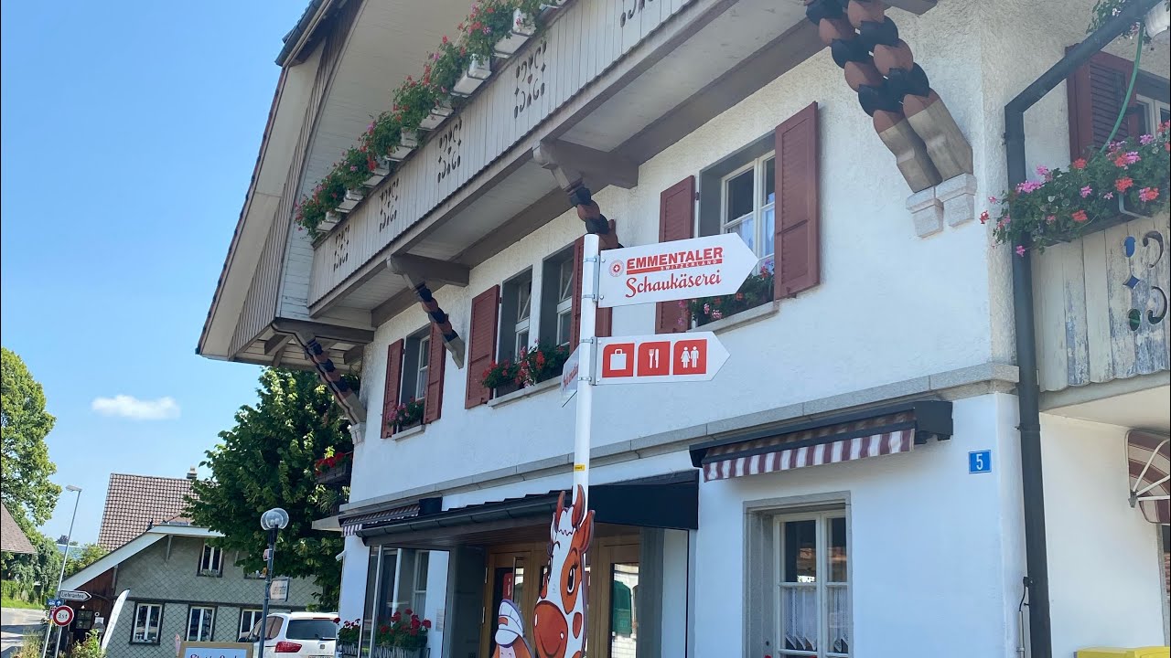 EMMENTALER CHEESE VILLAGE SWISS MADE CHEESE HOW CHEESE MADE