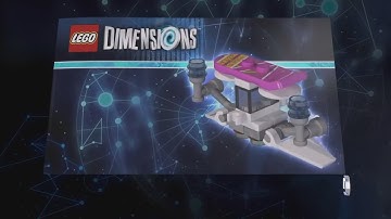Lego Dimensions Marty McFly Vehicle Instructions - Hoverboard Cyclone Board Ultimate Hoverjet