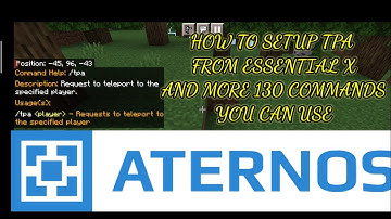 HOW TO SETUP TPA FROM ESSENTIAL X - ATERNOS