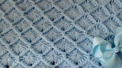 Crochet blankets. Crochet the Bavarian stitch. This is EASIER than you think