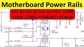 Computer motherboard power rails - Motherboard voltage