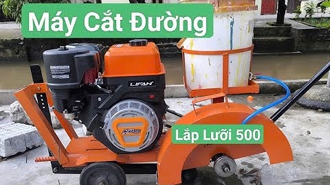 Máy Cắt Đường Bập Bênh Lắp Lưỡi 500_Máy Cắt Chạy Xăng#maycatduong #maycatbapbenh #maycattuong  