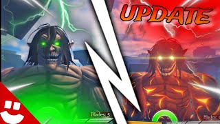 ⚡U:AOT GRAND UPDATE⚡| 🟢UNTITLED ATTACK ON TITAN🔴