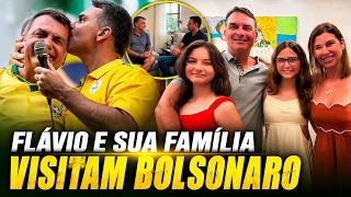 BOLSONARO RECEBE A VISITA DAS NETAS