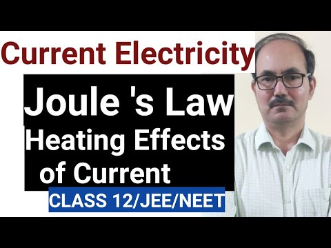 HEATING EFFECTS OF CURRENT II CURRENT ELECTRICITY  II  CLASS 12 PHYSICS II  JEE  II  NEET