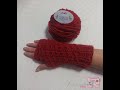 Mezzi guanti ai ferri a doppia grana di riso 🧶🧤 maglia facilissima
