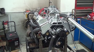 SBC 542HP 383 STROKER ENGINE DYNO RUN FOR GREG DAVIS BY WHITE PERFORMANCE AND MACHINE