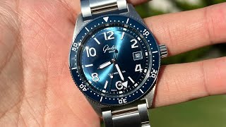 Glashutte Original SeaQ Unboxing & Review (Close-up shots & clips at the end)