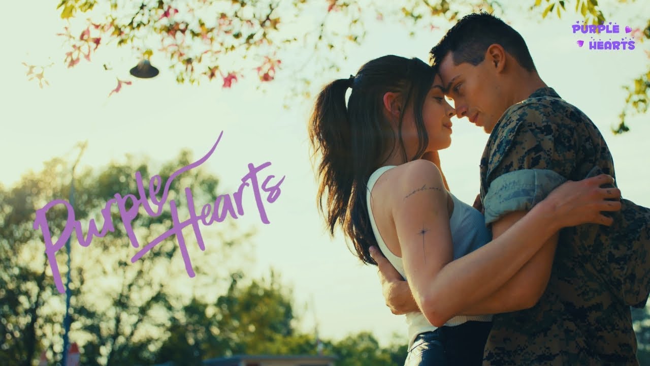 Purple Hearts (2022) Movie || Sofia Carson, Nicholas Galitzine, Chosen Jacobs || Review and Facts