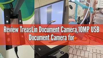 Review TreasLin Document Camera,10MP USB Document Camera for Teachers, Overhead Camera Remote Learni