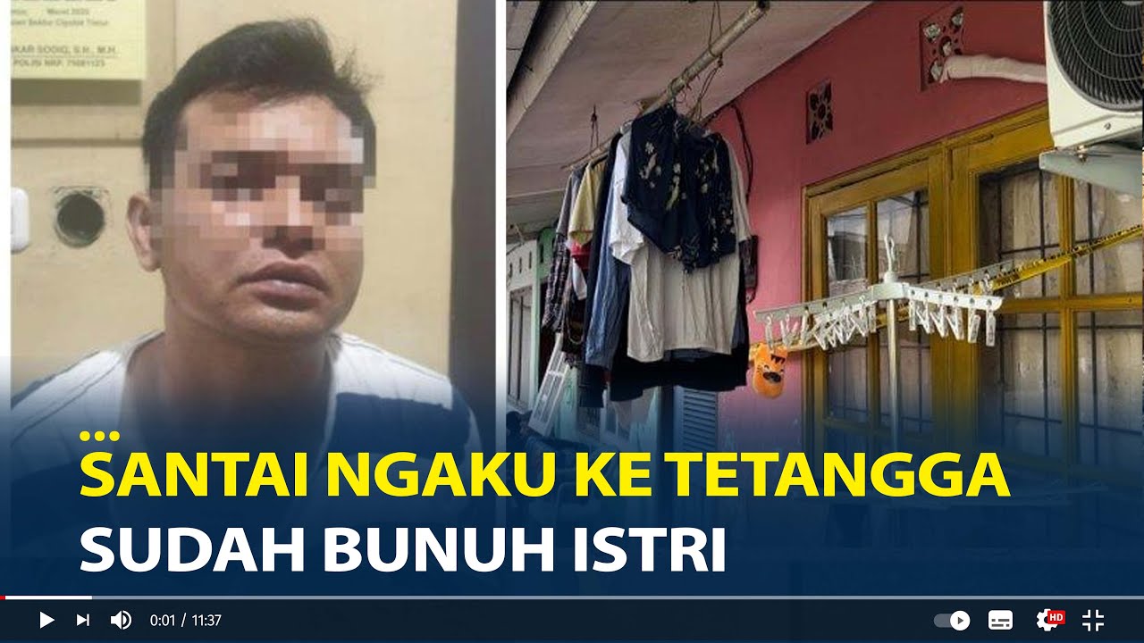 Santainya Suami Bunuh Istri di Ciputat, Ngaku ke Tetangga Sambil Gendong Anak