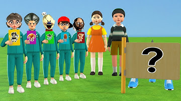 Scary Teacher 3D vs Squid Game Who is Real Tralalero Tralala or Tung Tung Tung Sahur