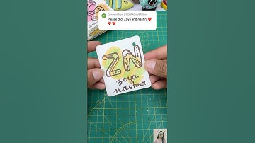 initial boho art comment your name and initial to feature in next video #youtubeshorts #diy #bohoart