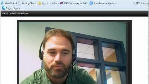 Using ScreenR.com to show how to use YouTube to Record from Your Webcam