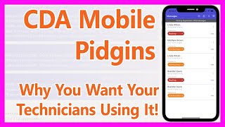 Why You Want Your Technicians Using The CDA Pidgins Mobile App screenshot 4