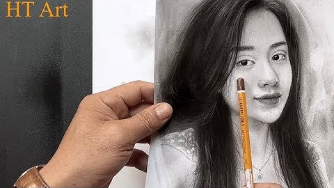 Hướng dẫn cách tả da vẽ chân dung cho người mới tập vẽ / HT Art /htart