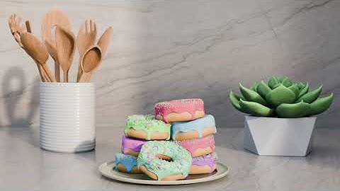 This is my first ever 3D model made in Blender—The Donut! 🍩