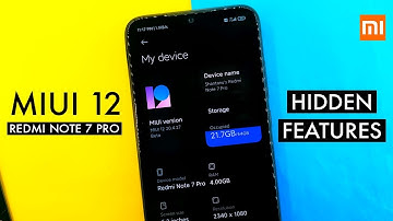 Miui 12 Top 5 Major Changes | Hidden Features | Redmi Note 7S/Pro