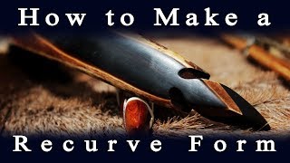 I use a form or jig often when making self bows with recurved or reflexed limb tips. Here