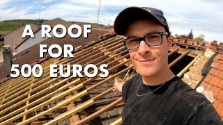 REFAIRE SA TOITURE, REMPLACEMENT DES BOIS - Ep5 - TheFrenchBarn  house transformation diy EngSub