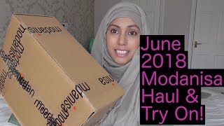 JUNE 2018 MODANISA HAUL & TRY ON!