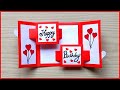 Beautiful Birthday greeting card idea /Handmade birthday greeting card for Best Friend / Slider card