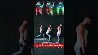 Leg and shoulder exercisesexercise fitness workout