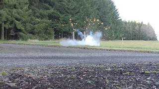 1/2 pound tannerite explosion