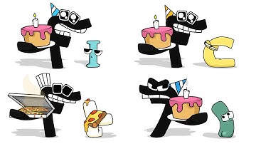 HBD to you / Alphabet Lore Animation Compilation