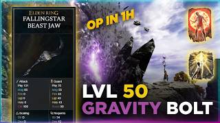 Elden Ring: Fallingstar Beast Jaw - The Ultimate Gravity Weapon! Build Guide UNCUT Level 50