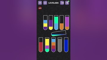 water_level_685 #watersortpuzzle #puzzle #game #sortpuzzle #color